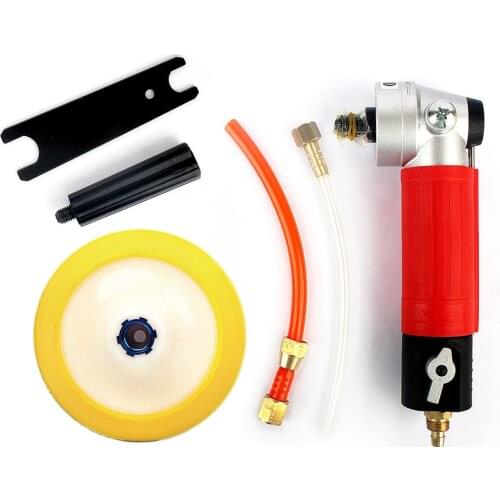 Air pneumatic sander M14 5/8-11 thread stone air wet polisher water-feed mill side exhaust polishing machine with 4 inch backer