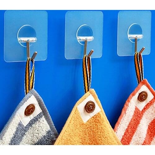 Strong Transparent Suction Cup Sucker Wall Hooks Hanger For Kitchen Bathroom 8pc Heavy Load Rack Cup Sucker Adhesive Door