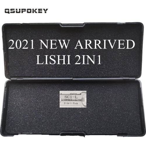 QSUPOKEY 2021 NEW ARRIVED LiShi 2in1 repair Tool Locksmith Tools SC1-L For 5-Pin - Schlage Keyway LEFT HAND