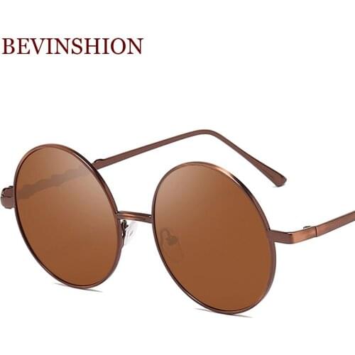 Punk Glasses Vintage Round Sunglasses Men Retro Sun Glasses Women Clear Lens UV400 Eyeglasses Brand Designer Metal Shades