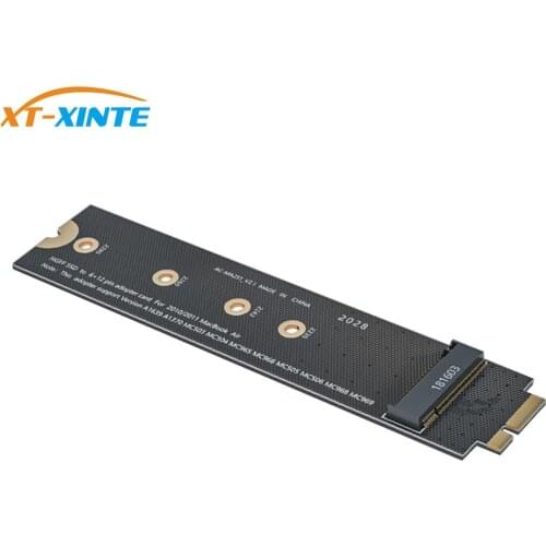 XT-XINTE M2 SSD Adapter Card for MacBook Air 2010 2011 A1370 A1369 Notebook for NGFF M.2 2230 2242 2260 2280 SSD Converter