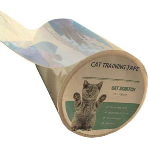 Furniture Guard Strong And Durable Pet Tape Protector Anti-Scratch Tape Roll Cat Scratch Prevention Clear Sticker For Sofa Pet