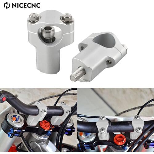1-1/8" 28mm Motorcycle Handlebar Riser Bar Clamp Mount For BETA RR 2012-2020 For KTM EXC EXCF XC XCW HUSABERG HUSQVARNA SHERCO