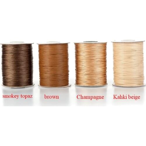 0.5mm 90 Yards Colorful Waxed Cords Threads Rope for Beading Project Jewelry Diy Jewelry Making Jewelry Accessories Findings