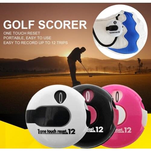 1 pcs Mini Golf Stroke Counter Scorekeeper Scoring Tool Counter Golf Score Stroke Counter Golf Accessories