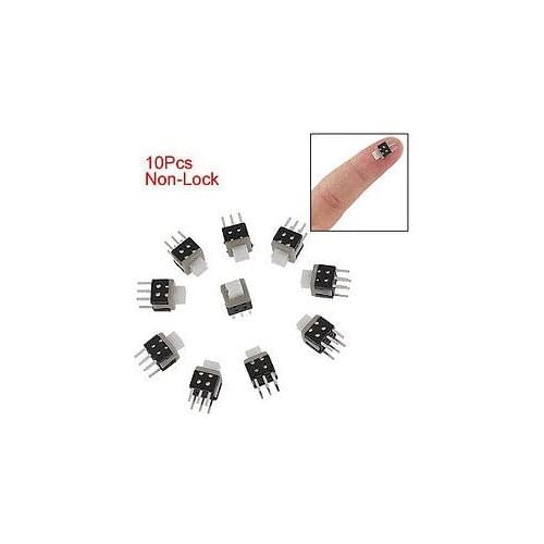 100 Pcs Panel PCB Non Lock Momentary Tact Tactile Push Button Switch 5.8 x 5.8mm