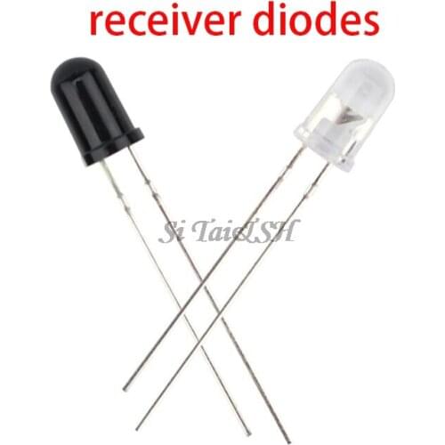 25pairs 5mm 940nm LEDs 25pcs infrared emitter and 25pcs IR receiver diodes