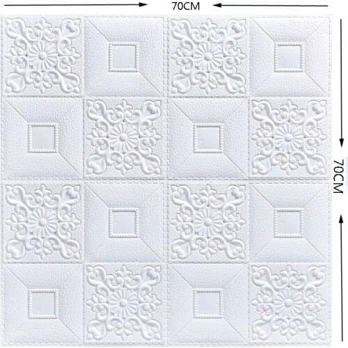 77x70cm 3d Brick Wall Stickers Waterproof 3D Wall Sticker Decoration for Living Room Tv Background Wall Sticker Wallpapers