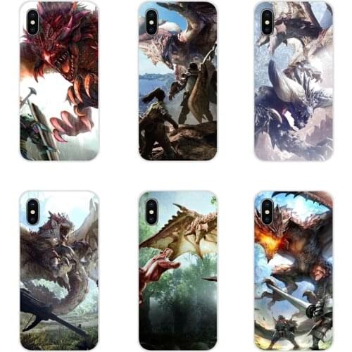 Accessories Phone Shell Covers For Xiaomi Mi4 Mi5 Mi5S Mi6 Mi A1 A2 5X 6X 8 9 Lite SE Pro Mi Max Mix 2 3 2S Monster Hunter