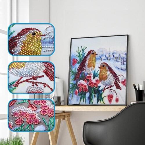 Flower Bird Pattern 5D Diamond Painting New Arrivals Special Shaped Diamond Painting Embroidery Rhinestone Cross Stitch Kits