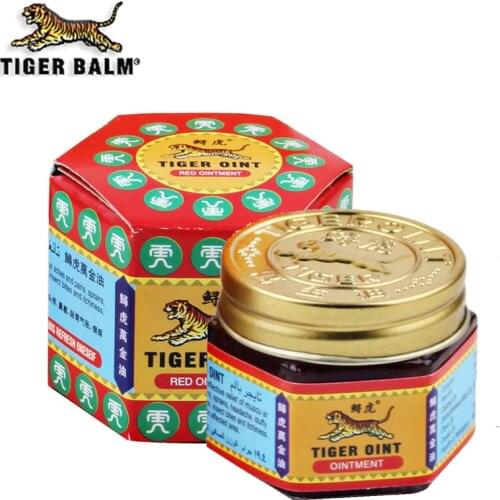 100% Original Red Tiger Balm Ointment Muscle Pain Relief Headache Ointment Soothe Itch Lumbar Cervical Spondylosis Balm