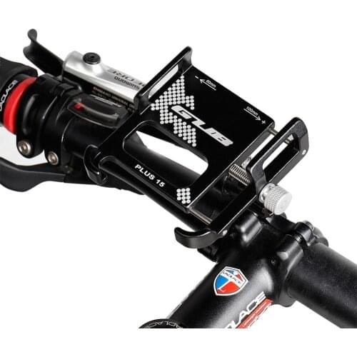 GUB Plus 15 Aluminum Alloy Bicycle Phone Holder MTB Handlebar Stand Mount For Electric Bike Motorcycle Scooter 3.5-6.5 inch G81