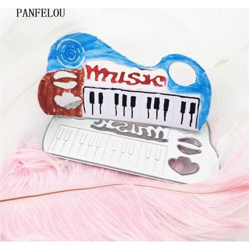 PANFELOU Child electronic organ metal craft paper die cutting dies Scrapbooking/DIY Thanksgiving Day Easter Embossing mould