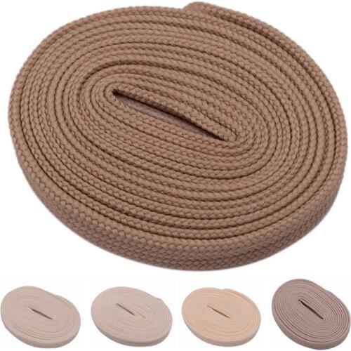 7MM Elegant Beige Apricot Laces 2021 Men Women Sport Laces Advanced Material Making For Wholesale Bulk