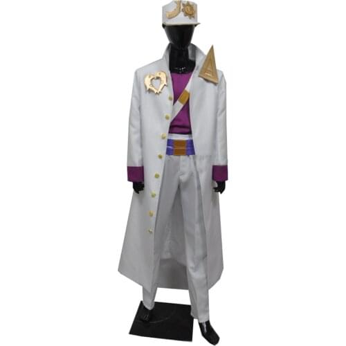 Anime JOJO JoJos Bizarre Adventure Diamond is Unbreakable Kujo Jotaro Cosplay Costume women men Halloween