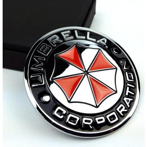 Umbrella car stickers metal 3D personalized modified decorative car standard free shipping