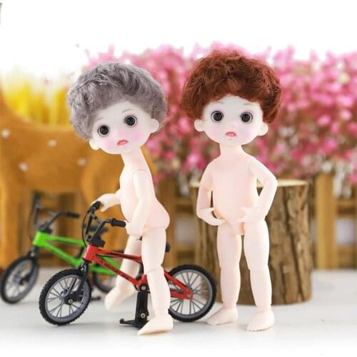 New Arrival OB11 Bei Ya Boy Doll 16 Cm Nude Doll with 13 Joint BJD1/8 DIY Gift Toys for Girls