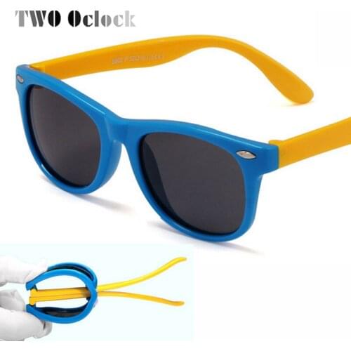 TWO Oclock Child TAC Polarized Sunglasses Kids Designer Sport Goggle For Girls Boys Shades Baby Glasses Oculos Infantil 1243
