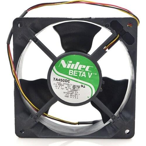 Original FOR Nidec TA450DC C33765-75A 12038 DC24V 0.28A inverter Cooling fan