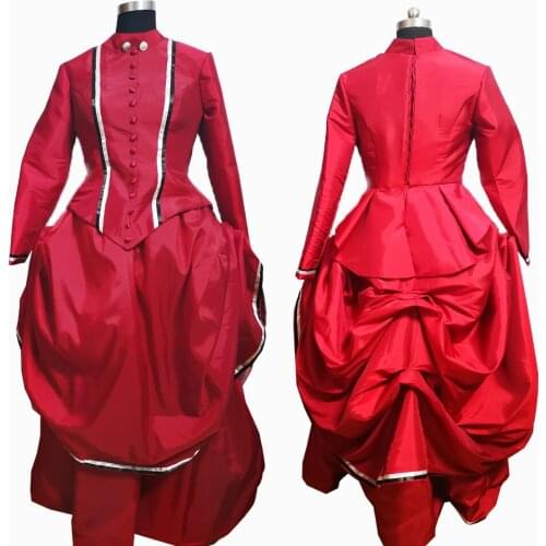 2020 New victorian Halloween Cosplay dress Colonial Georgian Renaissance Gothic Historical dress D-646