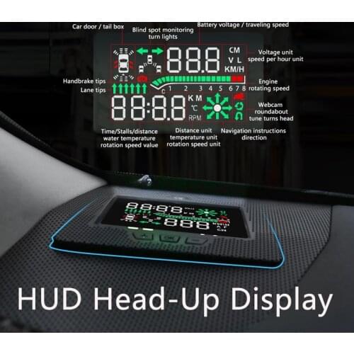 QHCP Car HUD Safe Drive Head Up Display Hidden HD Projector Screen For Lexus RX300 200T NX200 300 ES200 250 Interior Accessories