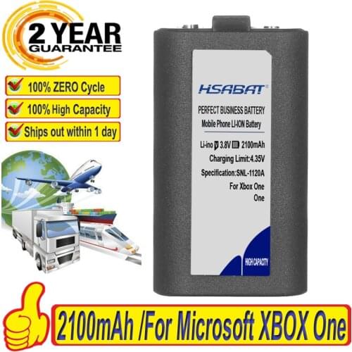 Top Brand 100% New 2100mAh Battery for Microsoft Xbox One X S Play Lithium polymer Rechargeable Battery Pack Batteries