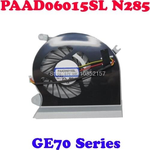 CPU Fan For MSI GE70 2PC 2PE 2OE-416XCN MS-1756 1757 175A PAAD06015SL N285 MS-16GH