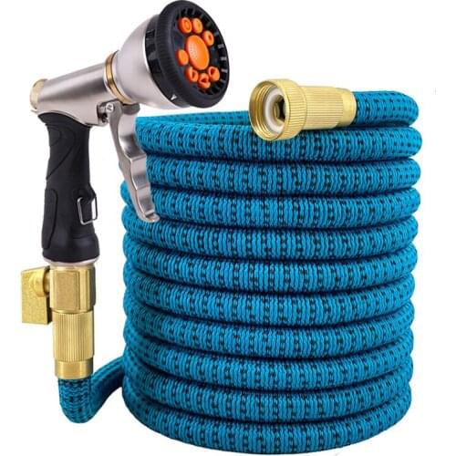 High Quality Garden Hose Retractable Magic Watering Hose Sprayer 3/4 Connector High Pressure Car Wash Hose And Garden Water Gun