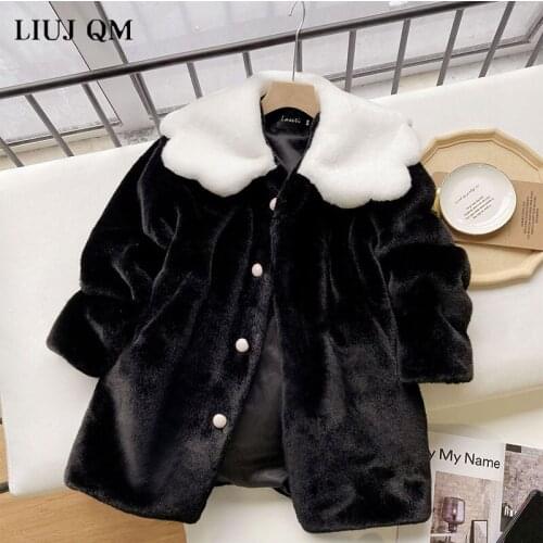 2021 Winter Clothing Women Fashion Jacket Coat Lotus Leaf Collar Faux Fur Coat Female mid-length sheep Shearing Fur Jacket Warm