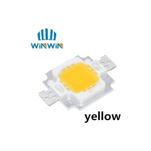 1pcs 10W LED chip Integrated High power 10w LED Beads 10W Yellow Led chip 270-350lm 10W led Chips
