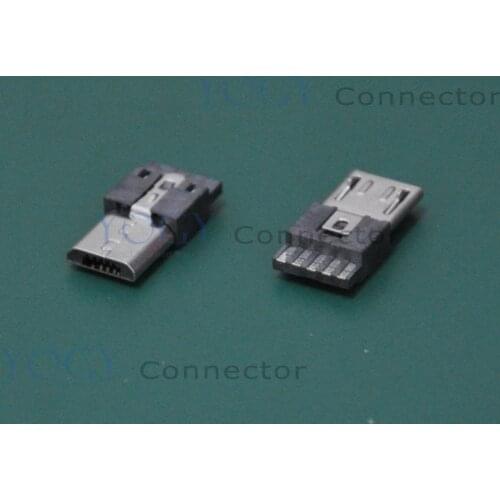 100 pcs/lot) Micro Male USB Connectors Plug fit for HDD\Phone Data Cable