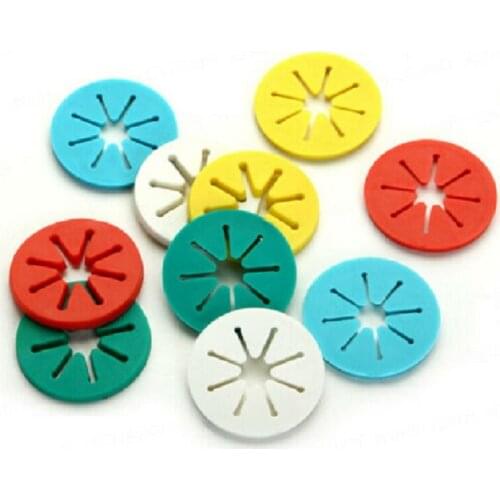 100 PCS SOCKS CLIP Sock Holder Rings Colorful Sock Organizers Sorters Locks Clips Laundry