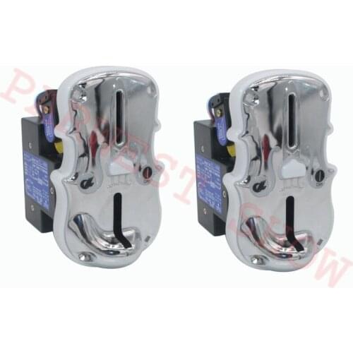 2PCS/Lot CL-198 Electronic Coin Acceptor CPU Colorful LED Special front panel Coin Selector for Arcade cabinet Game accessories