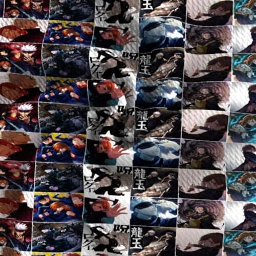 50*145cm Cartoon Leaf Bullet Textured Liverpool Fabric for Tissue Sewing Quilting Fabrics Needlework Material DIY Handmade