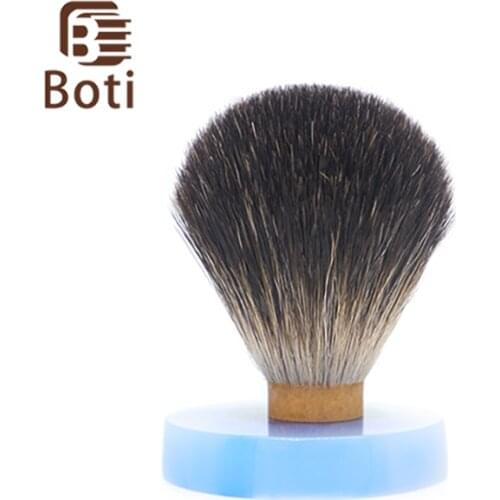 Boti Brush-SHD Black Badger Hair Knot Bulb Shape Shaving Brushing Knot