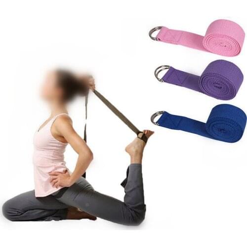 Yoga Stretch Fitness Exercise Gym Yoga Stretch Strap Belt Figure Waist Leg Exercise