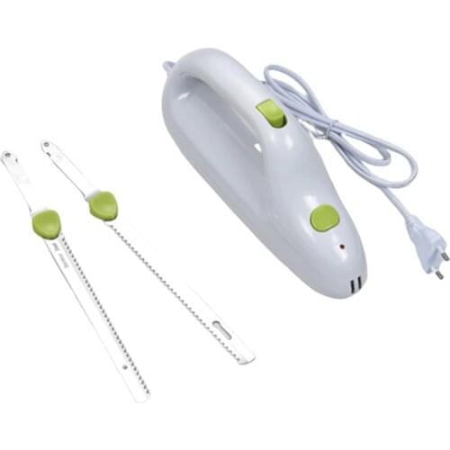 EU Electric Freeze Meat Knife Bread Pastry Stainless Meat Serrated Knife Steel Cutting Tools Automatic Electric Knife Kitch V7Y2