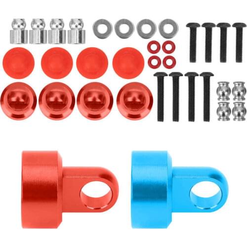 RC Accessory Aluminum Alloy Shock Cap Set Spare Parts Fit for HSP/RGT/Himoto/REDCAT 1/10 RC Car RC Upgrade Part