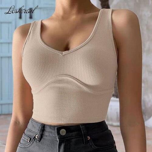 LCSKEREAL Women's Cropped Tank Tops