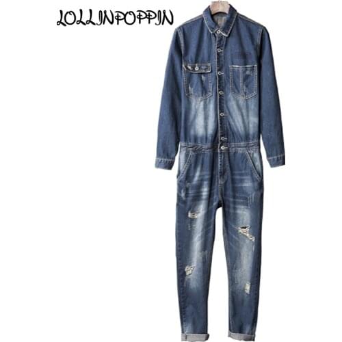 LOLLINPOPPIN Ripped Jeans For Men