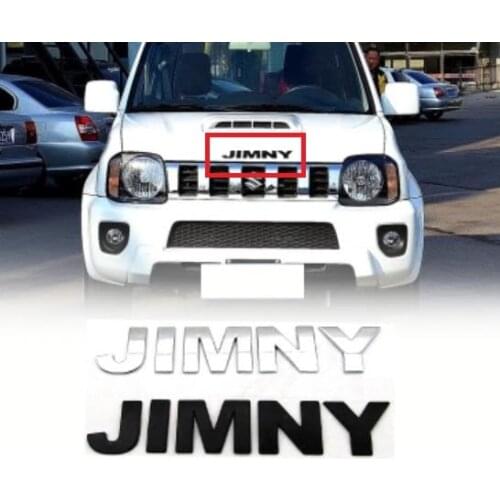 Car Metal 3D Letters Hood Emblem Logo Badge Car Stickers Styling Car Accessories Wording 3D Letter For Suzuki JIMNY
