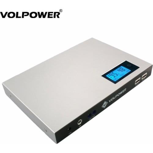 Volpower P180 Multifunction DC ouput Solar battery charger 50000mah Notebook Powerbank usb-c laptop power bank 19v for dell