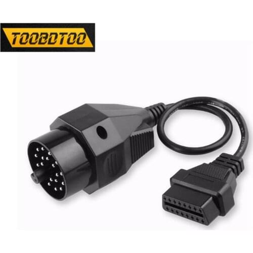 New For BMW 20pin OBD2 Adapter to OBD OBD2 16 PIN Female Connector Diagnostic Tool 20 pin Connecting OBD2 Scanner