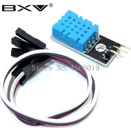 New Temperature and Relative Humidity Sensor DHT11 Module with Cable for Diy Kit
