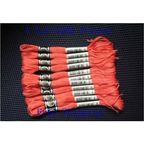 Wholesale Cross Stitch Thread Sewing Thread Similar DMC Thread 1LOT=1341PIECES Free Shipping