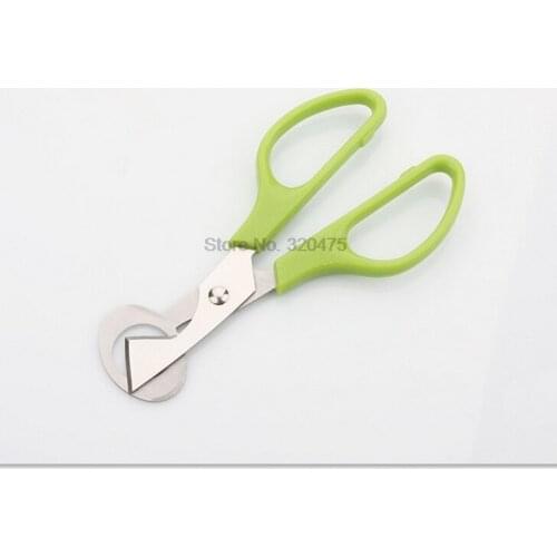 By dhl 100pcs Egg shells Scissors Cracker Opener Cigar Cutter Stainless Steel Blade Tool Household Tool Scissors