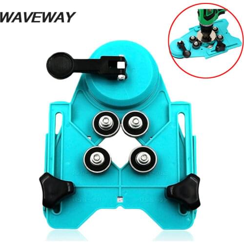 Adjustable 4-83mm Diamond Opening Drill Bit Tile Glass Hole Locator Saw Core Bit Guide Chuck Positioner With Vacuum Base Sucker