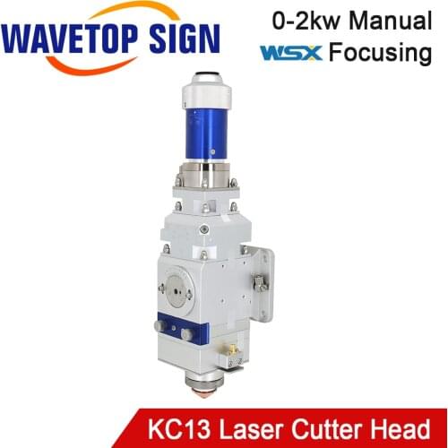 WaveTopSign WSX KC13 0-2kw Fiber Laser Cutting Head Manual Cutting Head 2000W for Metal Cutting