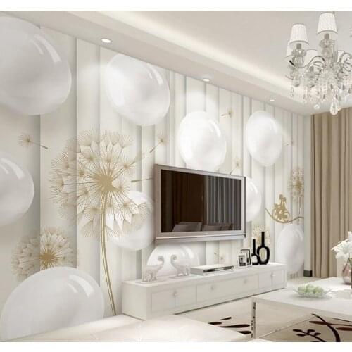 High Quality Customize size Modern wall mural photo wallpaper stereoscopic 3d murals wallpaper for living room