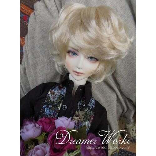1/6 1/4 1/3 scale BJD/SD accessories wig short Curly hair for BJD doll,Not included doll,shoes,clothes and other D1302